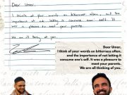 New York City mayor Zoharan Mamdani writes note to activist Umar Khalid