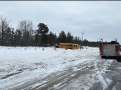 School bus overturns in Canada, driver and 14 students injured