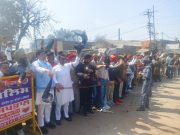 AAP Leaders Show Black Flags to Haryana CM Nayab Singh Saini in Amritsar