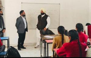 Education Minister Harjot Singh Bains reviews infrastructure during surprise visit to Patiala’s School of Eminence