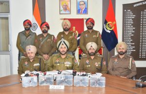 Two Linked to Arms-Trafficking Module Held with Five Sophisticated Pistols in Amritsar
