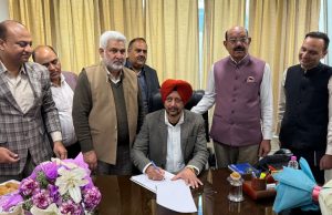 Baljinder Singh Bunty assumes charge as Vice Chairman Punjab State Forest Development Corporation