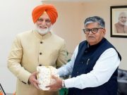 Dr Gill, VC Sports University, Calls on Punjab Governor and Finance Minister