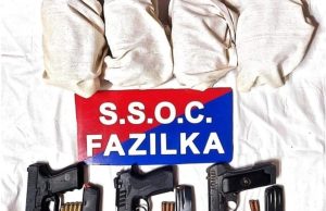 Fazilka News: Cross-Border Smuggling Network Busted in Fazilka; One Held With 2.1 Kg Heroin, 7 Pistols