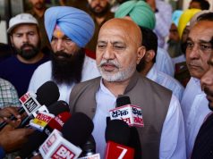 AAP Punjab Media Head Baltej Pannu meets injured anti-drug crusader at Ludhiana