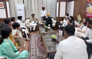 Speaker Honoured Successful students of Civil Services Examination in Punjab Vidhan Sabha