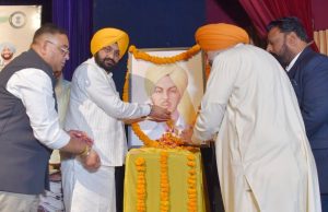 Tarunpreet Singh Sond calls for carrying forward legacy of sacrifice and nation building of Shaheed-e-Azam Sardar Bhagat Singh