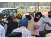 PU row: students protest over RSS leader invited to Guru Tegh Bahadur event
