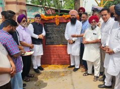 MP Dr. Raj Lays Foundation Stone for Two Historic Roads in Phagwara