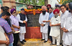 MP Dr. Raj Lays Foundation Stone for Two Historic Roads in Phagwara
