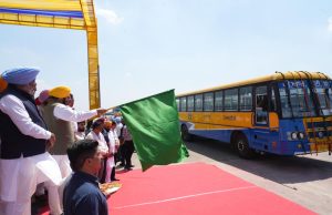 CM Bhagwant Singh Mann accelerates Punjab’s transport transformation, flags off 250 new buses for PRTC fleet