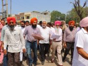 Food & Civil Supplies Minister Lal Chand Kataruchak reviews ongoing wheat procurement at Bhagtanwala Grain Market Kataruchak visit Bhagtanwala Market