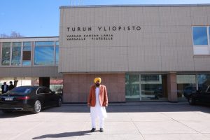 Mann visit Finland University