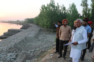 flood protection works Sutlej