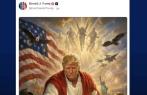 Trump sparks row with AI image depicting himself as Jesus amid clash with Pope Leo XIV