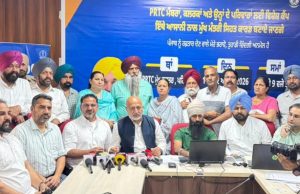 Baltej Pannu and Harpal Juneja launch Mukh Mantri Sehat Yojana for treatment of PRTC employees