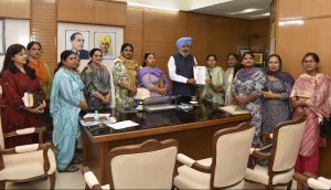 Cheema meeting asha workers