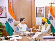 CM Mann meets Union minister Prahlad Joshi, seeks relief for crop loss, grain issues