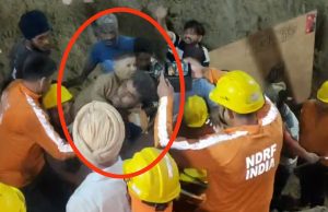 Child fell into borewell rescued safely after nearly nine hours