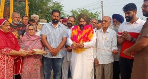 Garhshankar road inauguration