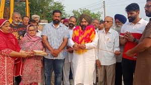 Garhshankar road inauguration