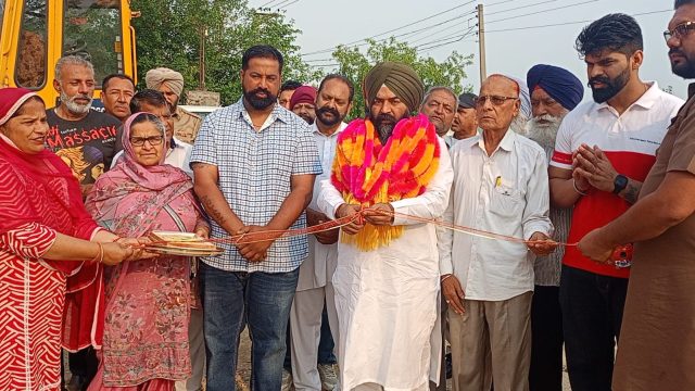 Garhshankar road inauguration