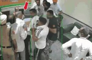 Scuffle breaks out during AAP protest against ED raids in Punjab’s Balachaur