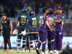 KKR outclass Gujarat Titans in IPL run-fest to keep playoff hopes alive