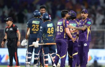 KKR outclass Gujarat Titans in IPL run-fest to keep playoff hopes alive