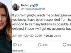 Norwegian journalist claims Instagram, Facebook accounts suspended after PM Modi press interaction row