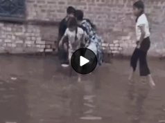 Family falls into open sewer amid waterlogging in Ludhiana, video sparks outrage