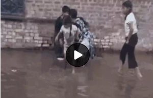 Family falls into open sewer amid waterlogging in Ludhiana, video sparks outrage