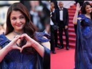 Aishwarya Rai Bachchan dazzles at Cannes 2026 in striking blue Amit Aggarwal gown