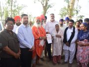 Sant Seechewal hands over plot allotment letters to flood-adfected families