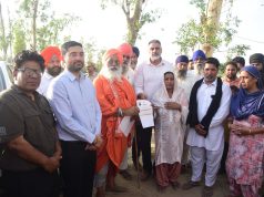 Sant Seechewal hands over plot allotment letters to flood-adfected families