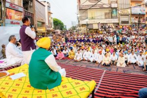 Cm mann visit in phagwara