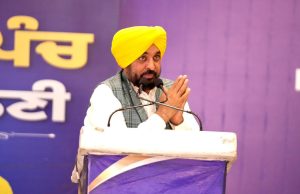 CM Mann launches ₹34.51 crore canal lining project to boost irrigation in Punjab Cm mann Sarpanch milni Patiala