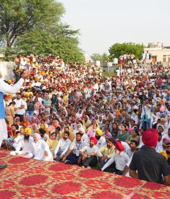 Cm mann Lok Milni in Faridkot