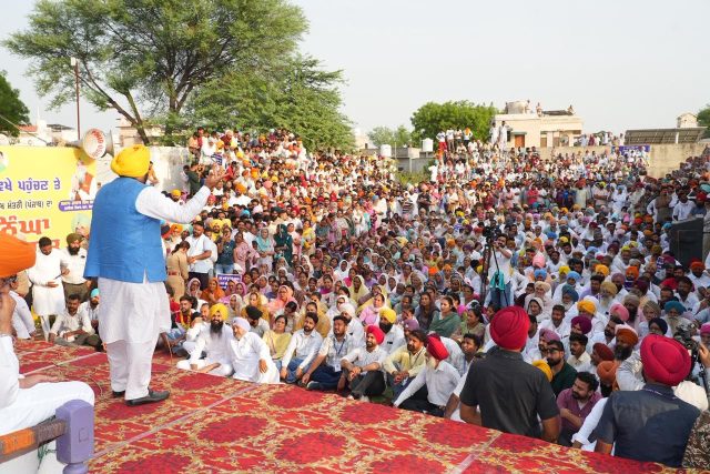 Cm mann Lok Milni in Faridkot