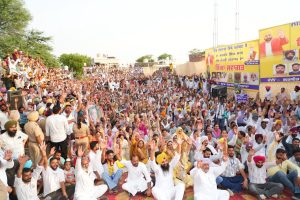 Cm mann Lok Milni in Faridkot