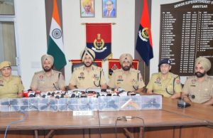 Afghan National Among Four Arrested In Arms Smuggling And Hawala Racket; 8 Pistols Seized