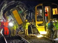 Dozens injured as two passenger trains collide near London