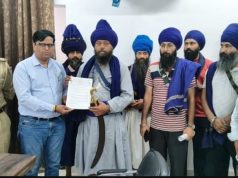 Khalsa Tax stir put on hold as Nihang leaders submit memorandum to administration