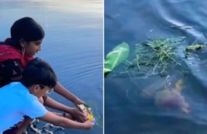Ganesh idol immersion in Canadian lake sparks controversy, triggers online debate