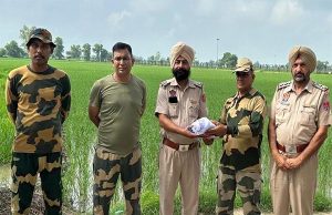 Punjab के तरनतारन में तलाशी अभियान के दौरान बीएसएफ ने गोला-बारूद सहित ड्रोन बरामद किया