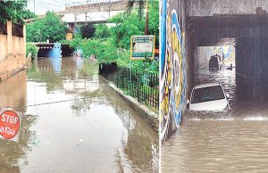 32 MM बारिश में ‘जालंधर डूबा जल के अंदर’; सड़कों व गलियों में भरा बरसाती पानी