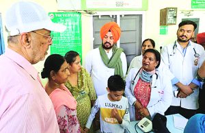 सेहत मंत्री Dr. Balbir Singh ने नाभा में डेंगू केसों का लिया जायजा