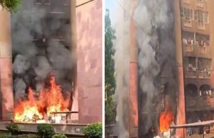 Delhi: ब्रह्मपुत्र अपार्टमेंट में सांसदों के फ्लैट्स में आग लगी, मौके पर दमकल की कई गाड़ियां