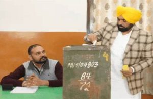 Bhagwant Maan ने अपने पैतृक गांव में डाली वोट- कहा, जन विकास और जन-पक्षीय नीतियों के पक्ष में फैसला सुनाएंगे