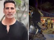 Akshay Kumar के काफिले की गाड़ी ऑटो से टकराई, उड़े परखच्चे, देखें वीडियो